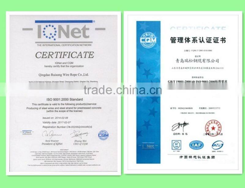 Shandong qingdao prestressed stainless spring wire