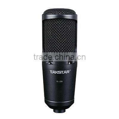 Takstar GL-200 recording microphone, Studio Condenser Microphone, Wired condenser recording Microphone