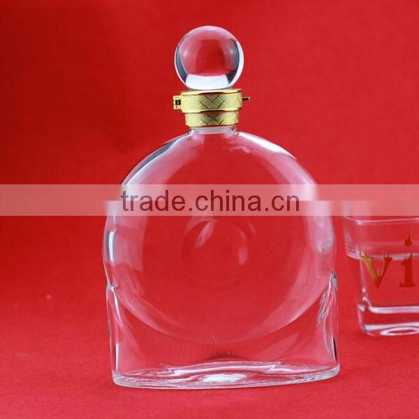 Novelty professional customized vinegar dispenser bottle classic glass bottles apple label bottles
