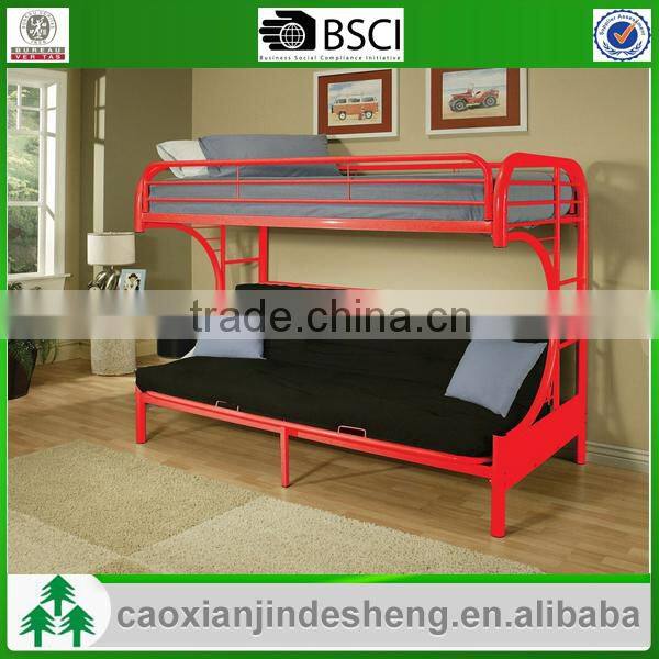 New design children metal twin over full bunk bed - White Finish TF- 11