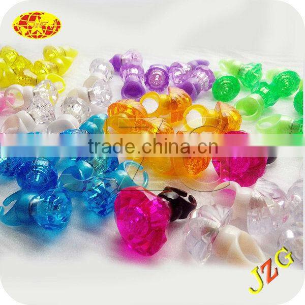 13years factory supply finger ring flashing led light party decor cheap promotional gift plastic led light finger ring