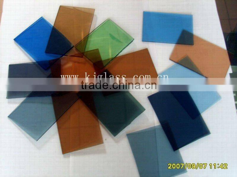 3mm-6mm Tinted FLOAT GLASS