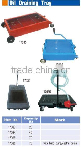 oil draining tray