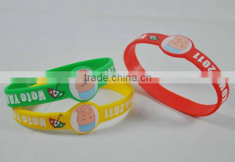 100% silicone silica gel bracelets, silicone wrist strap, carved silicone band