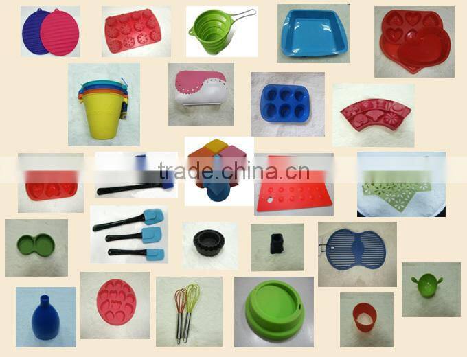 Promotion and Fashion 6-cup Food Grade A Shape Silicone Mold