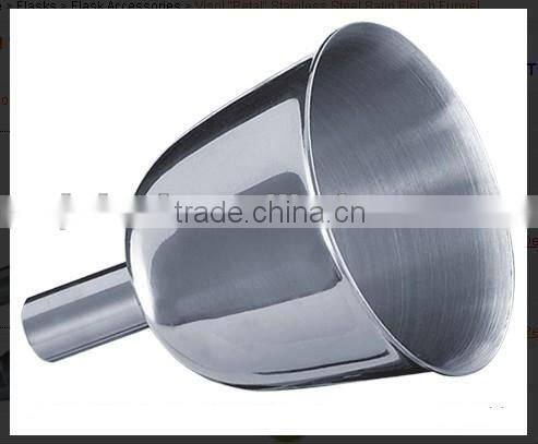 mini stainless steel metal filling funnels for hip flask