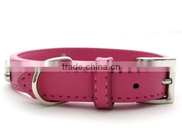Western bone Stud Fashion Genuine Leather Pet Collars For Dog Cat