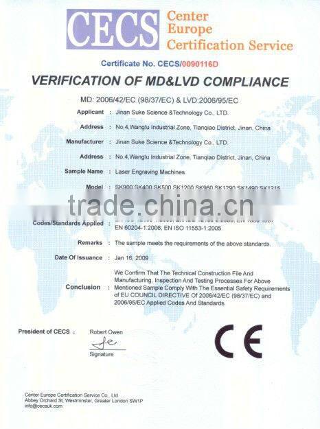 Flatbed Co2 Laser Cutting Machine for Metal and Nonmetal Manufacturer