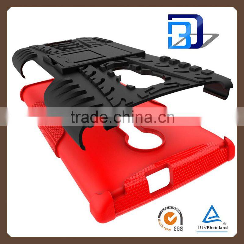 Factory Price heavy duty armor kickstand TPU+PC 2 in 1 case For Alcatel flash 2 armor durable case fast delivery