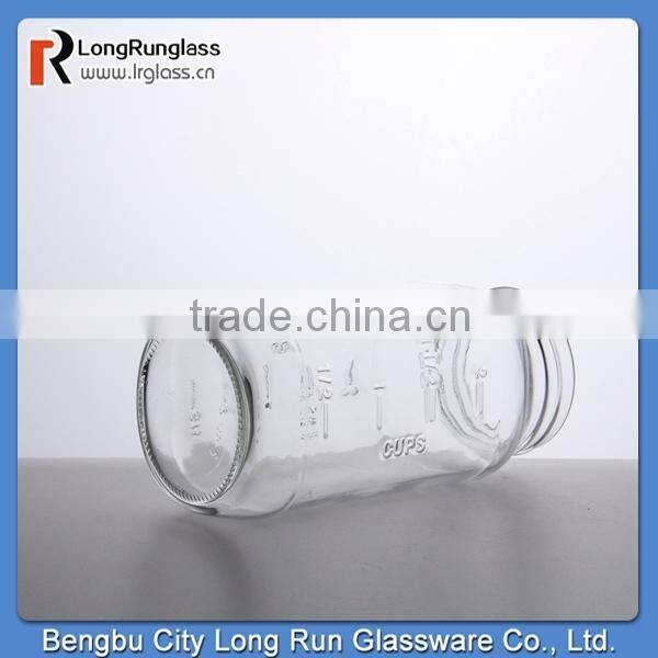 LongRun 23oz high quality and inexpensive glassware healthful glass jar made in China