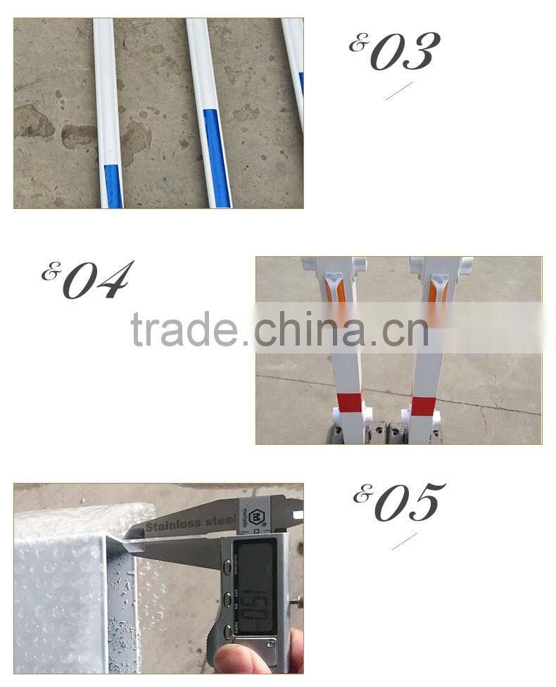 W beam steel highway guardrail