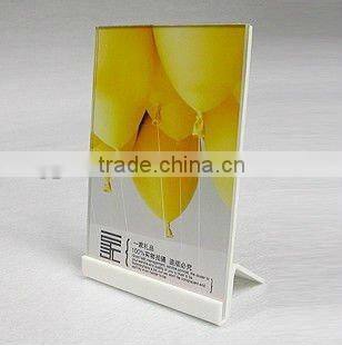 clear floor stand acrylic brochure document file holder