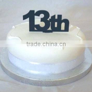 acrylic cake topper