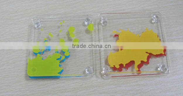 custom acrylic photo coaster