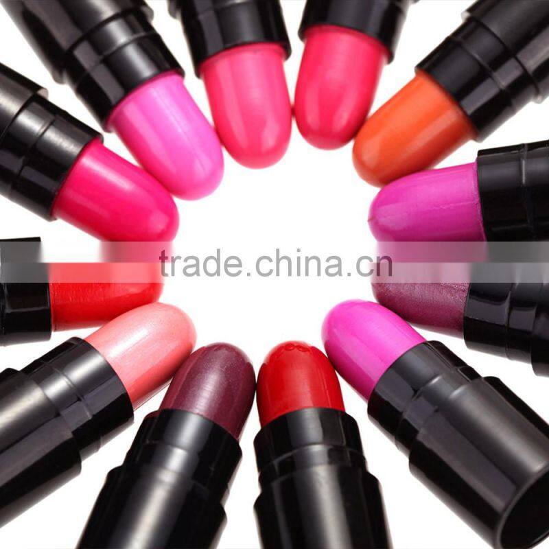 12 Pcs Colorful Long Lasting Sweet Mini Moisturizing Lipstick Elegant Color Lip Cream Lip Balm