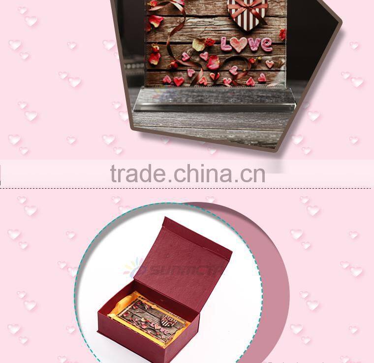 Sunmeta home decoration blank sublimation product heat press crystal (BSJ08B)