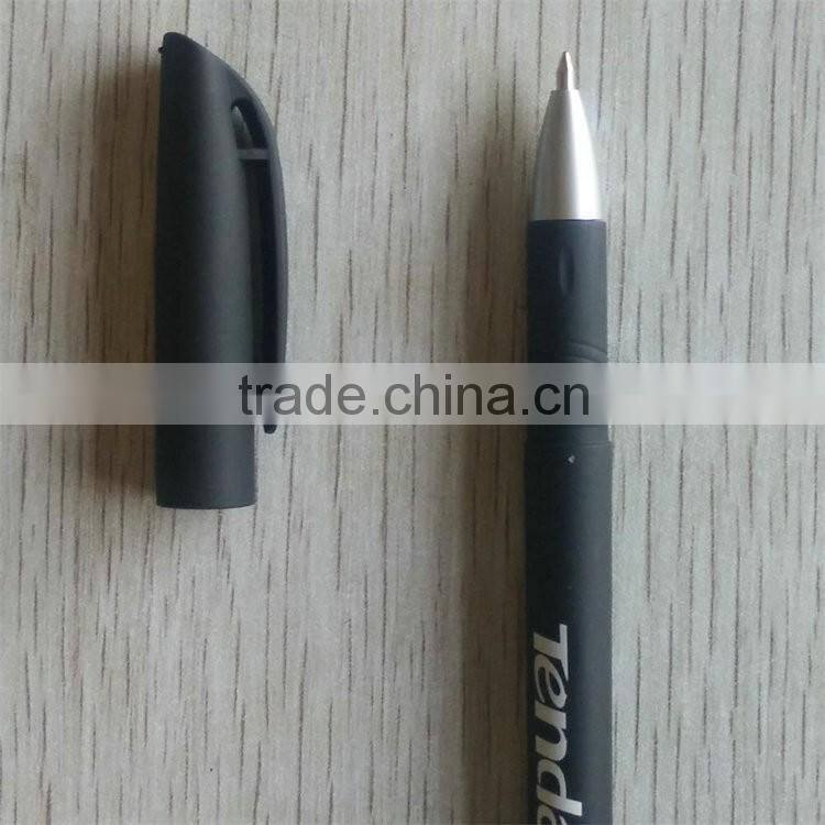 High Quality Personalized pad printing black neutral advertising ball pen