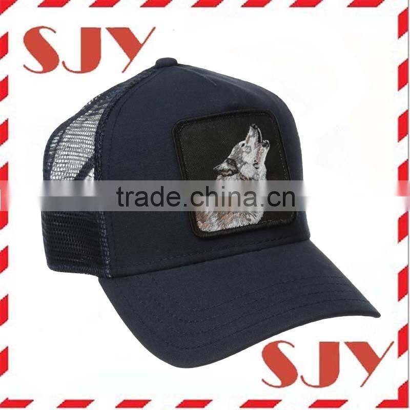 High quality mens embroidery 5 panel mesh trucker hat