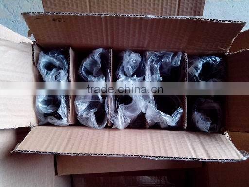 Round hot stamping 210ml milk glass bottle with separate package