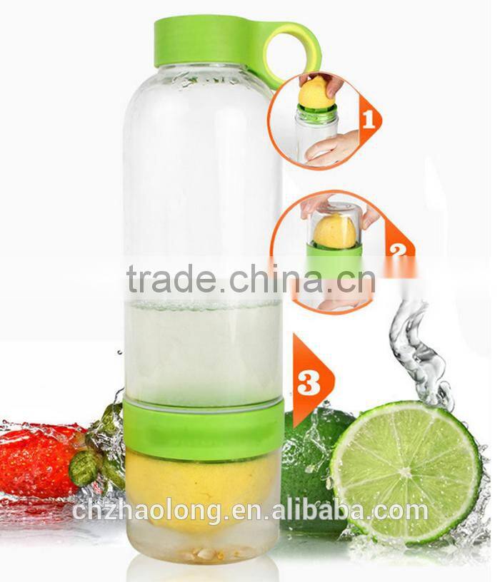 hot selling bpa free fruit infuser water bottle food grade promotional tritan fruit infuser