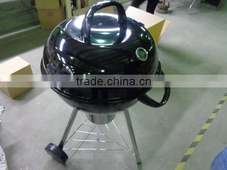 High quality trolley apple shaped charcoal grill