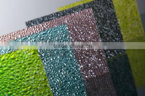 colored Polycarbonate embossed sheet