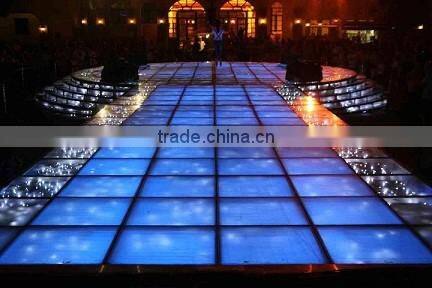 new arrival aluminum assemble glass stage with adjustable height