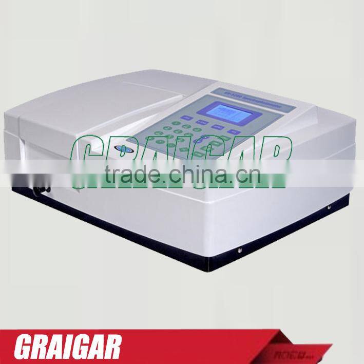 Large LCD screen UV-5500(PC) UV/VIS Spectrophotometer can display standard curve and the curve equation