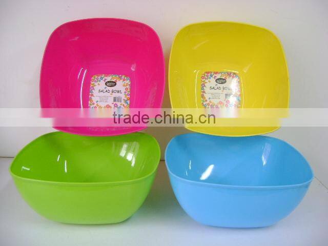 Plastic square salad bowl #TG20261