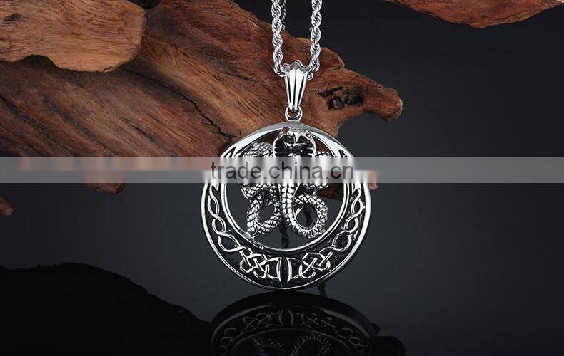 Unique designs fashion snake animal amulet pendant