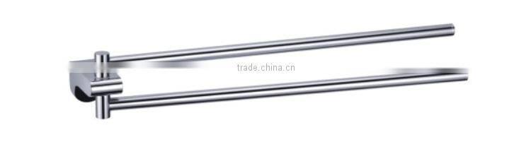 zinc alloy 60cm double bar adjustable bathroom accessories towel bar