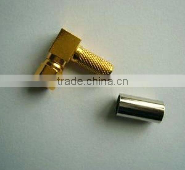 Gold Plated SMC Female Right Angle Connector