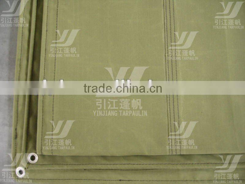 Heavy Duty Rip-Stop Cotton Canvas fabric With Eyelets