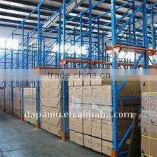 Drive-in pallet racking for warehouse storage