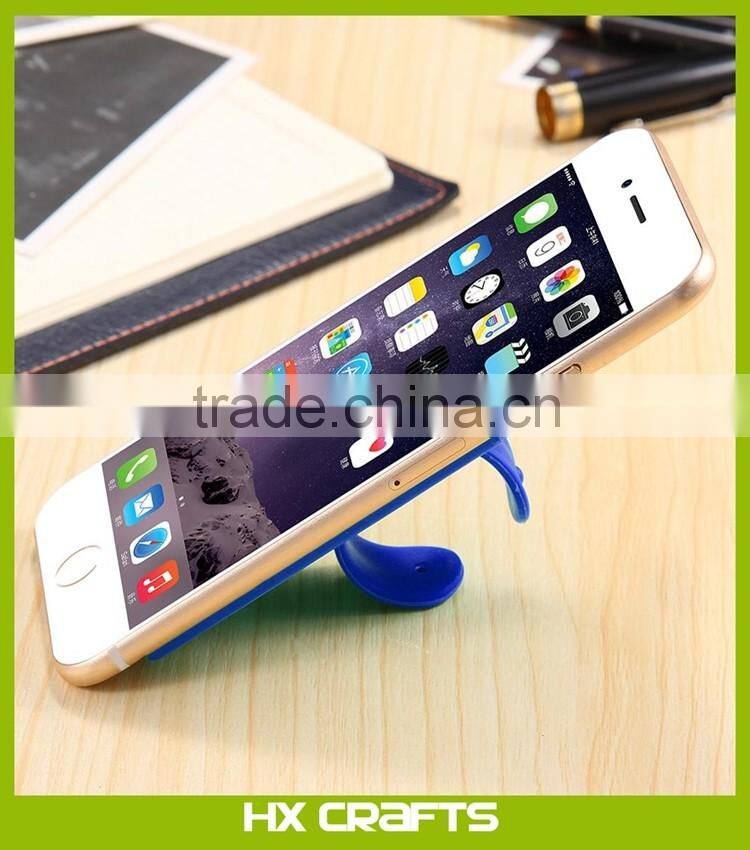 2016 lovely mini Universal mobile Phone Holder Portable one touch silicone stand Touch-U