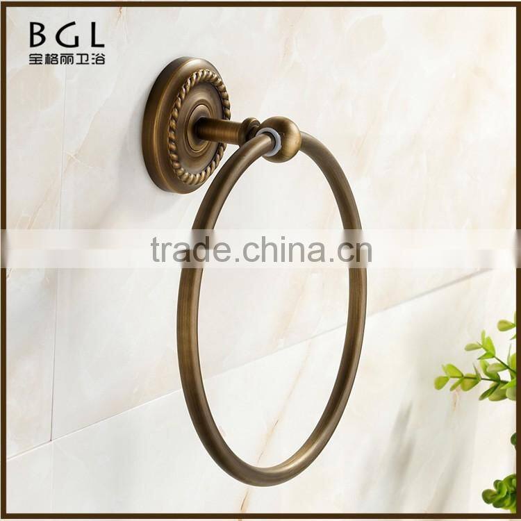 11532 china factory shop line bathroom fittings new fashion antique round towel ring