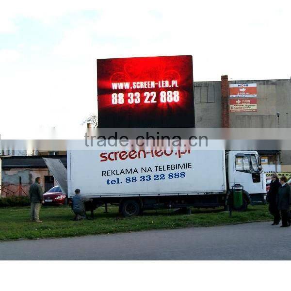 China hot new products outdoor advertising mobile led