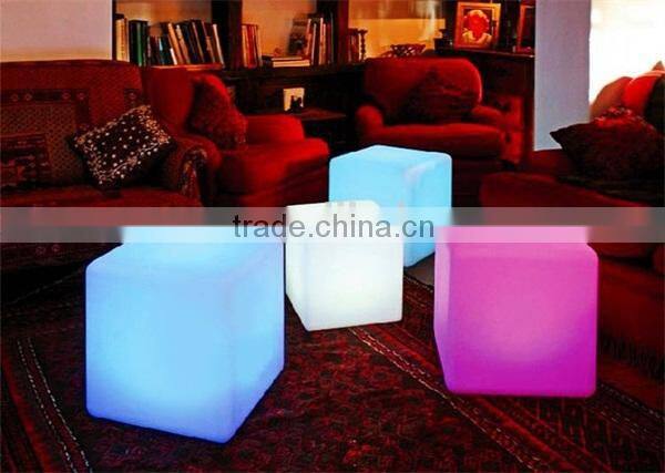 Multi size plastic Illuminated LED Cube