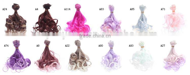 2016 Hotsale DIY Doll Wigs Weaving Hair Curly