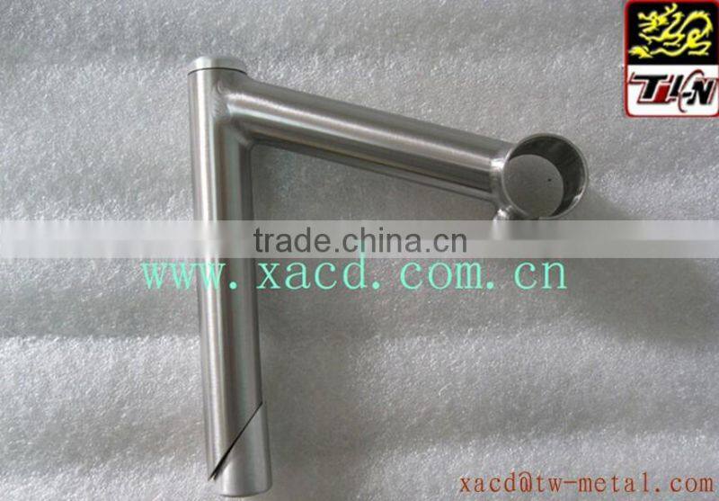 Custom XACD titanium bicycle stem make titanium bike parts fit for road bike/mtb bike/track bike titanium XACD stem