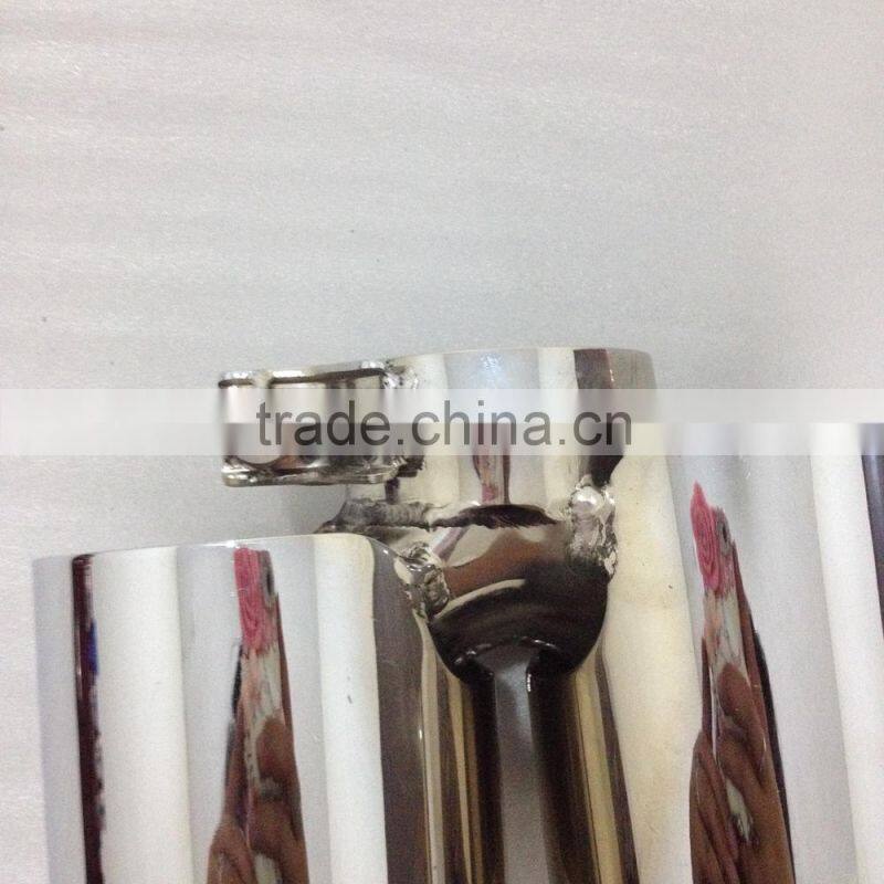 Universal Mirror polished Double Outlets Exhaust Tip