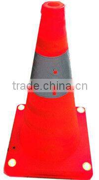 led collapsible traffic cone ,led safety cone ,rechargeable led cone