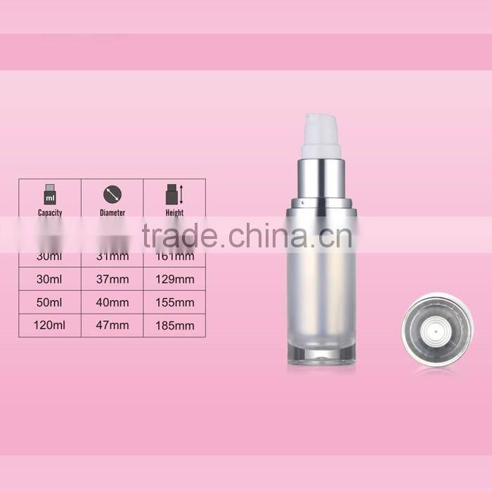 WY0822 2016 new style hot selling acrylic bottle, new round cosmetic jar