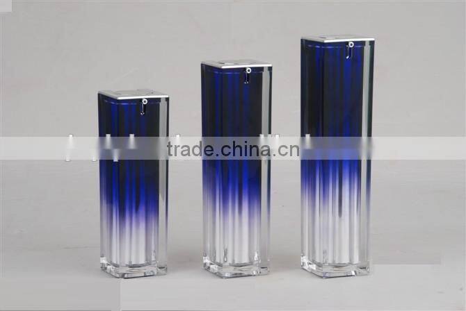 Plastic 30ml silver color cosmetic bottle