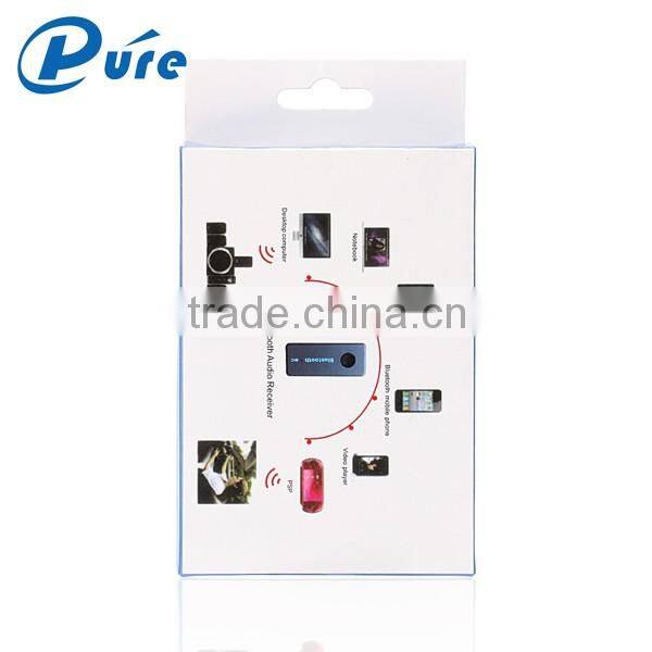 Wireless AD2P Bluetooth Music Audio Stereo Handsfree Receiver for Car