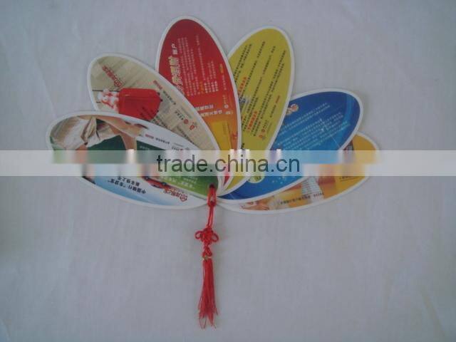 PP folding hand fan for kids