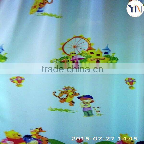 curtain for kids, 100% sun block curtain for children, cartoon pattern printing fabric for kids' curtain