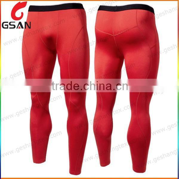 Customized men excellent quality quick dry cycling long tight pants