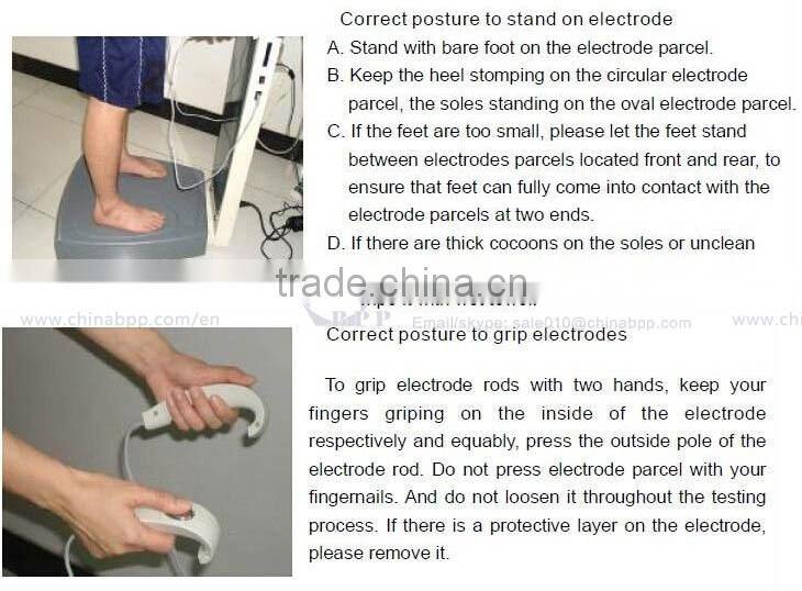 Alibaba machine hot selling body fat analyzer