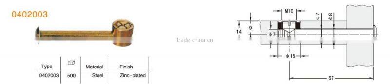 zinc plated steel furniture connecting bolt and screw with cylinder head for furniture connector